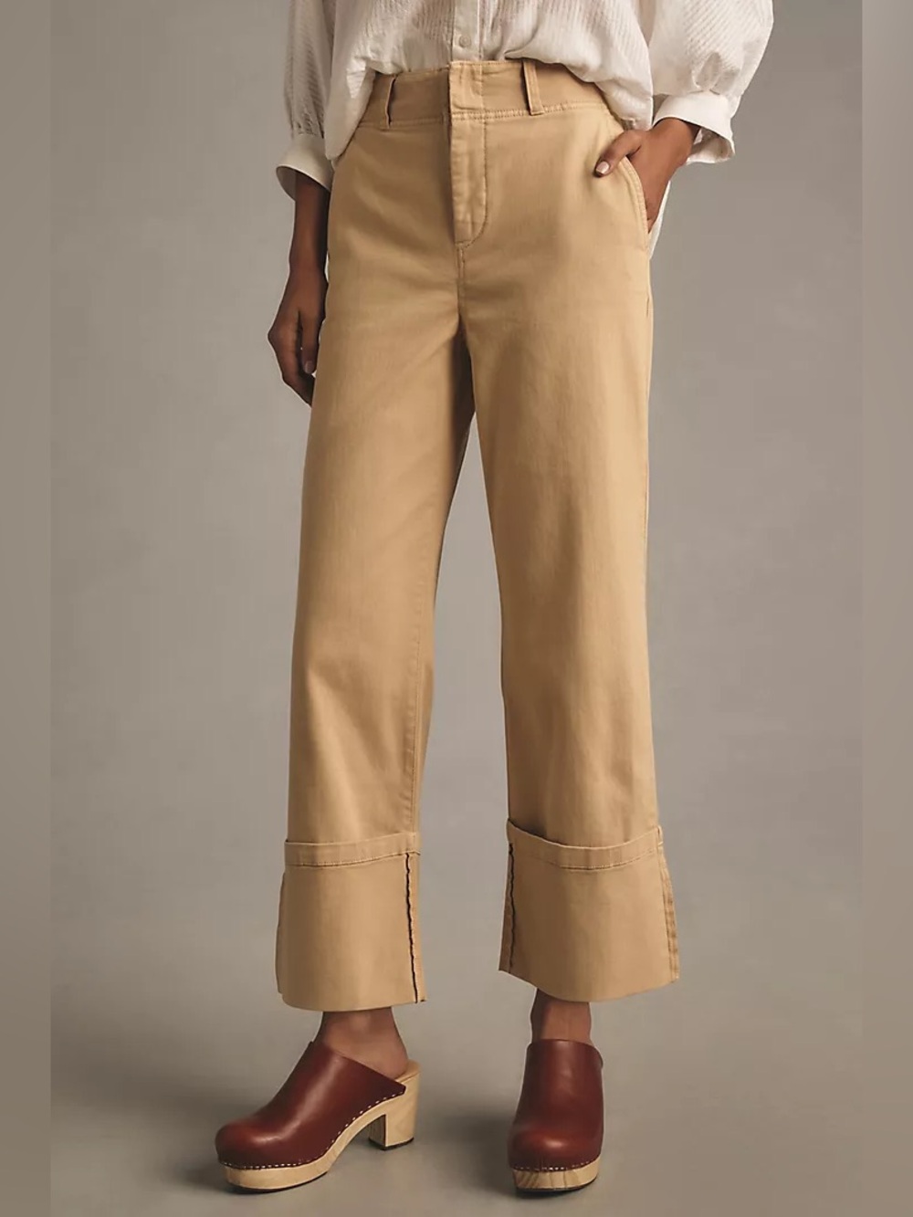 Anthropologie neutral pilcro relaxed cuffed pants NWT - Picture 6 of 12